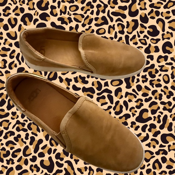 Women’s UGG Tan Slip-On Sneakers - Picture 2 of 5